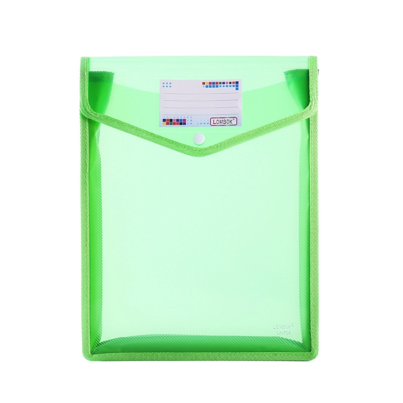 A4 Size Vertical Document Storage Bag With Snap Button 15