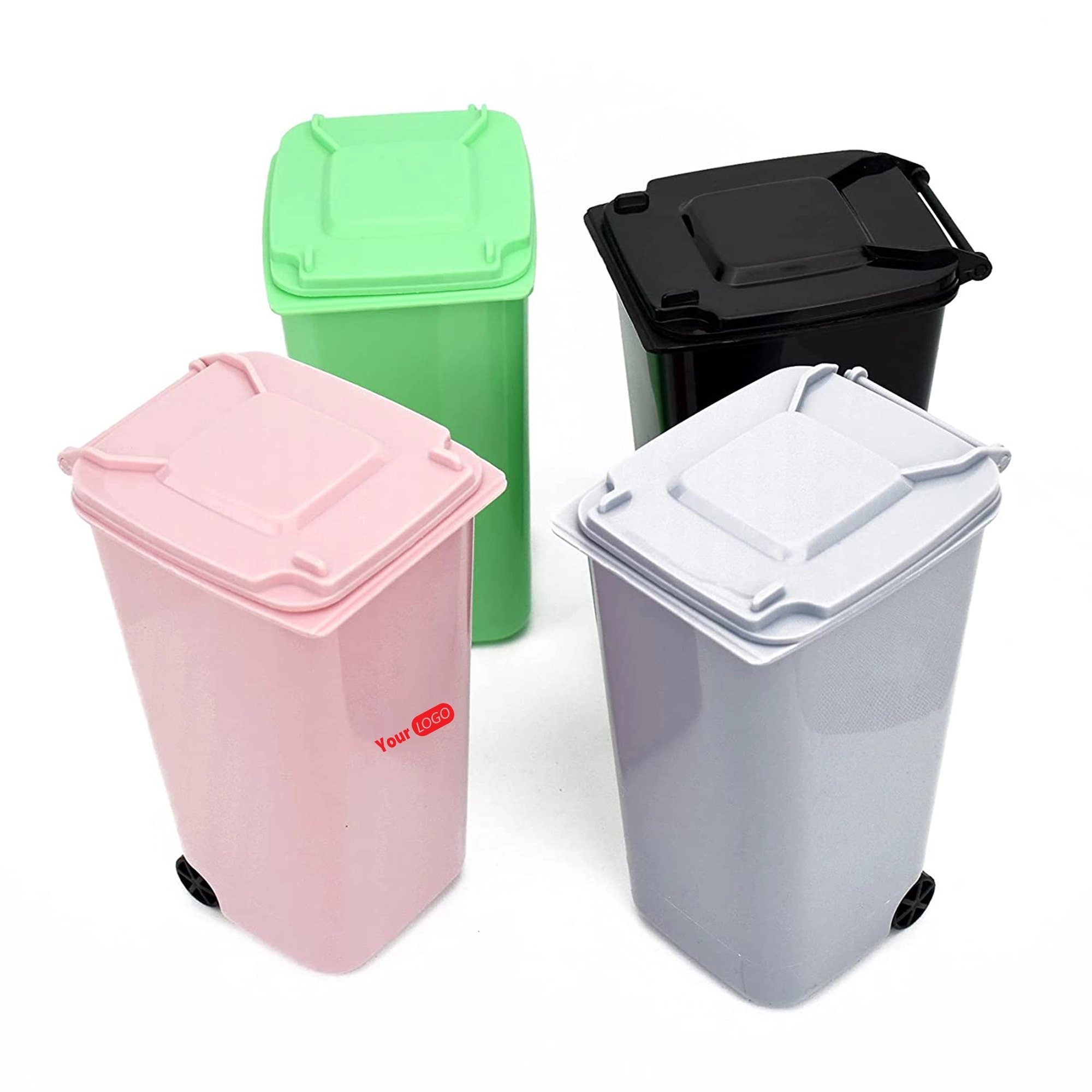Mini Curbside Garbage Trash Bins Pen Holder 3