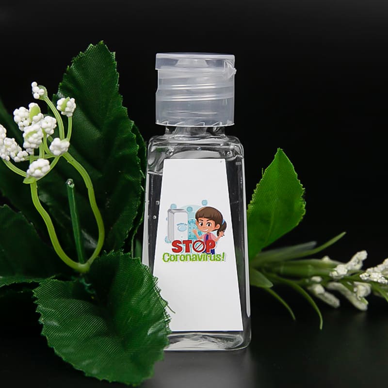 1oz Custom Hand Sanitizer Triangle Bottles 17