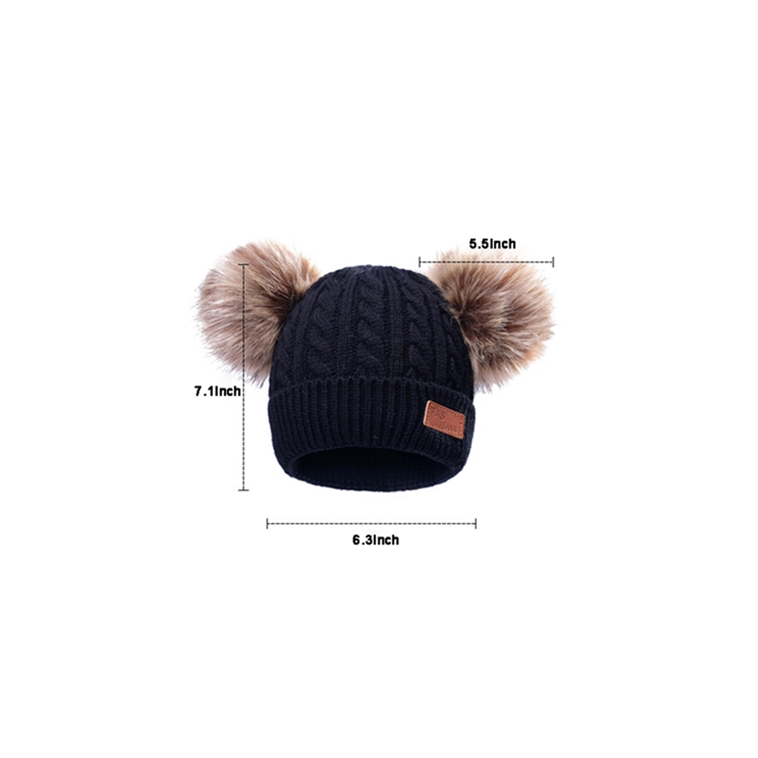 Children's Woolen Knitted Warm Hat 2