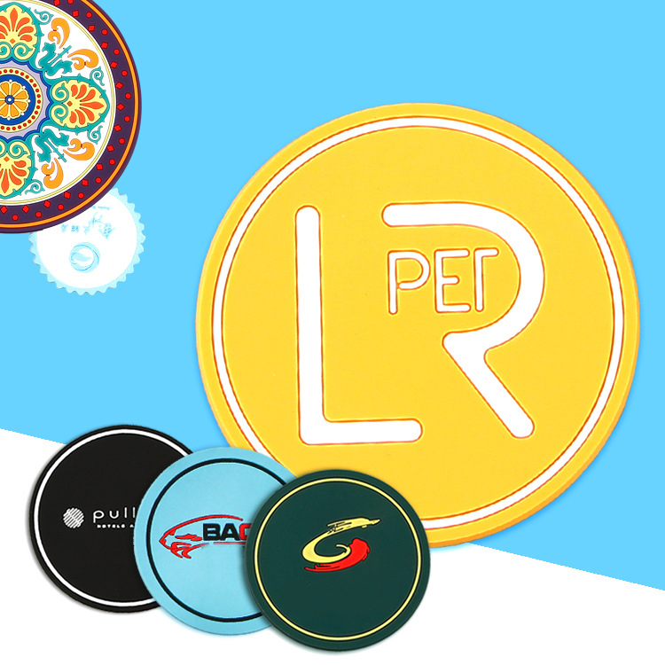 PVC Soft Rubber Cup Coaster 3