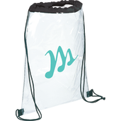 Rally Clear Drawstring Bag 32