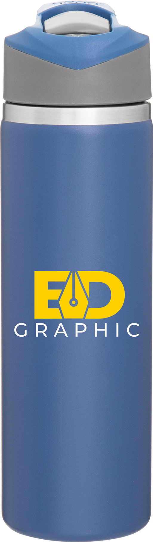 20.9 oz h2go pilot - powder, custom water bottle with logo imprint 15