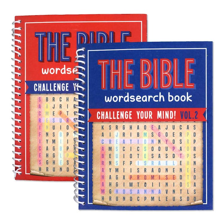 Spiral Bible Puzzle Books - Two Titles 2