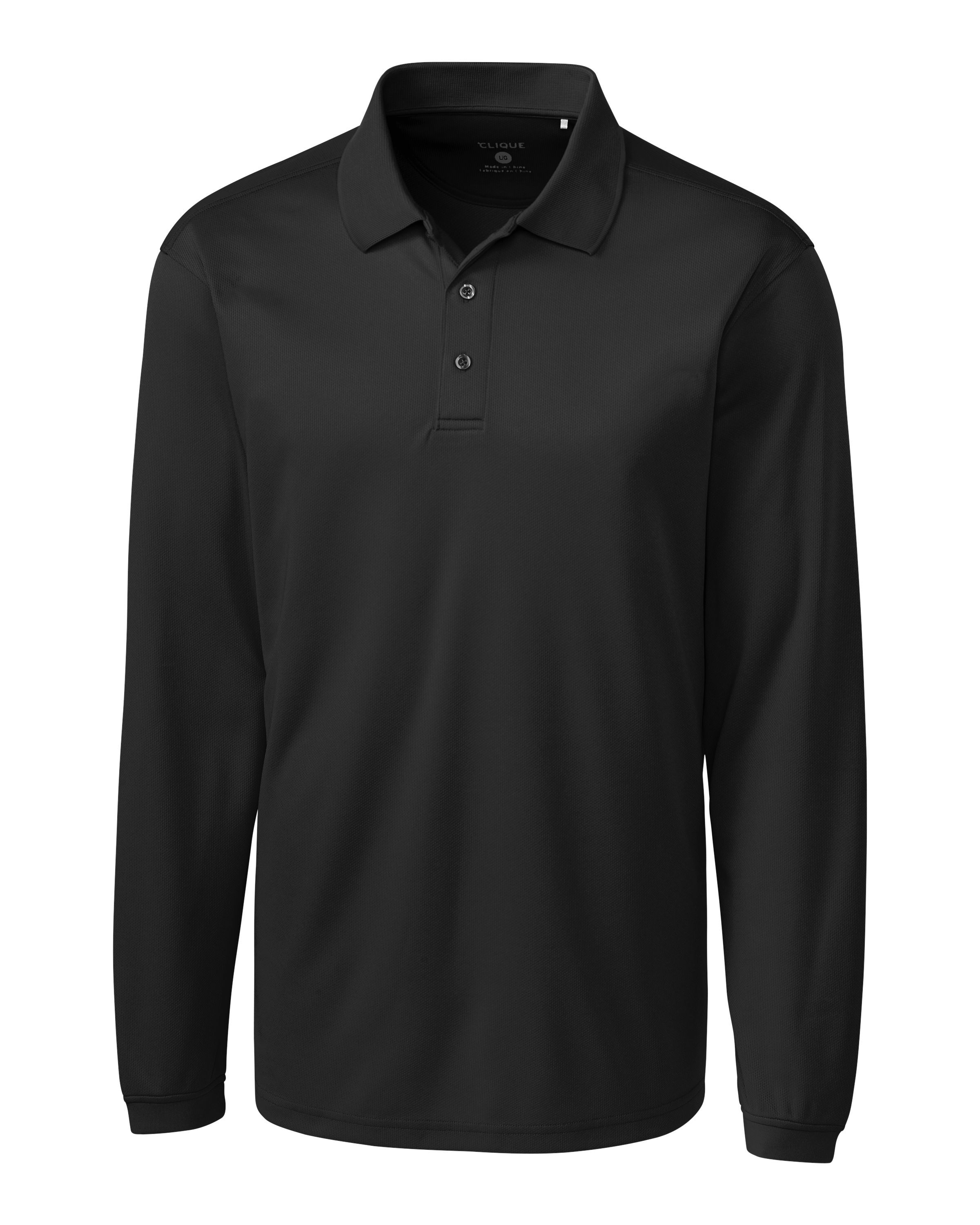 Ice Pique Mens Long Sleeve Tech Polo