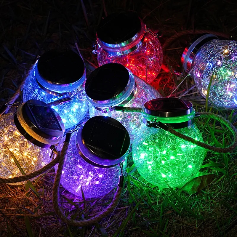Solar Crack Glass Outdoor Waterproof Lamp 3
