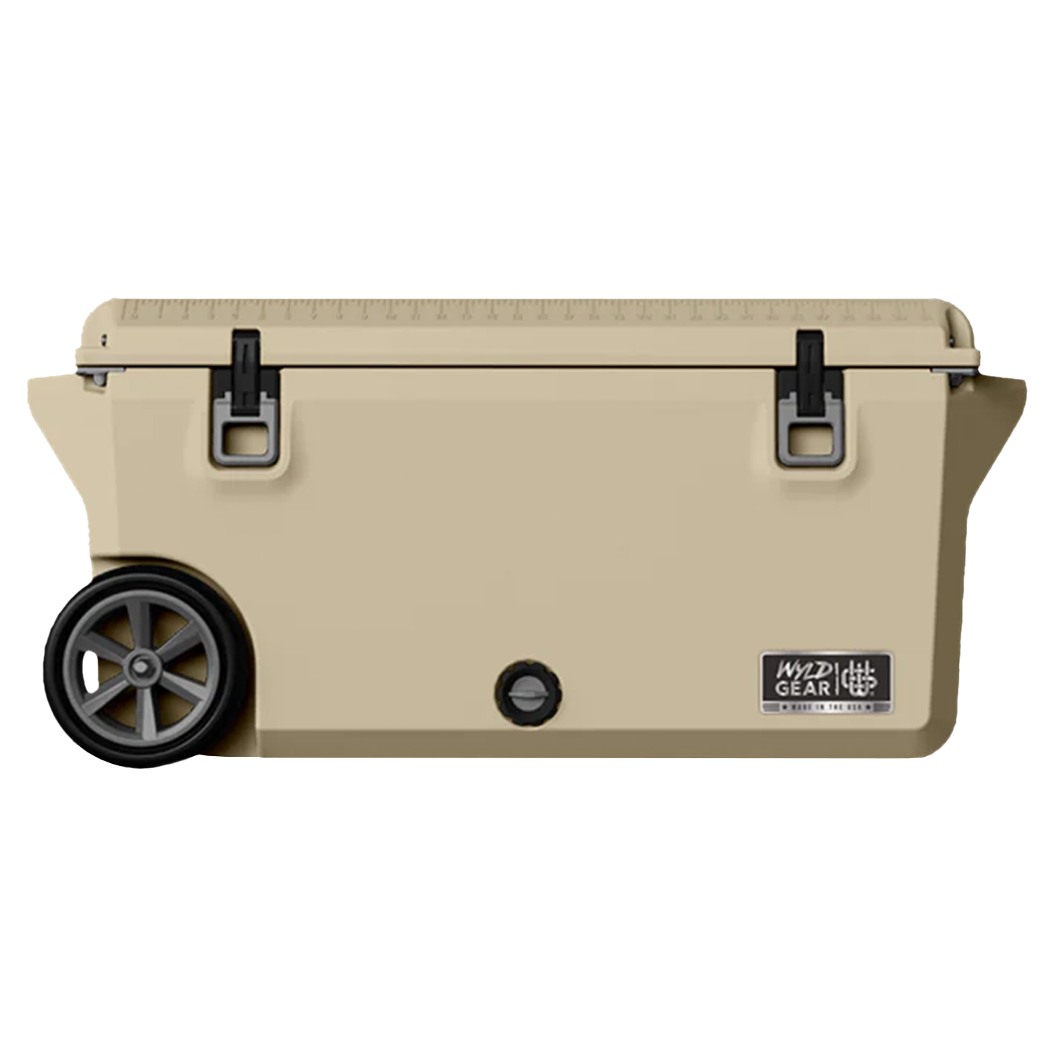 75 QT Wyld Gear® USA-Made Wheeled Hard Cooler Ice Chest (19" x 40") 3