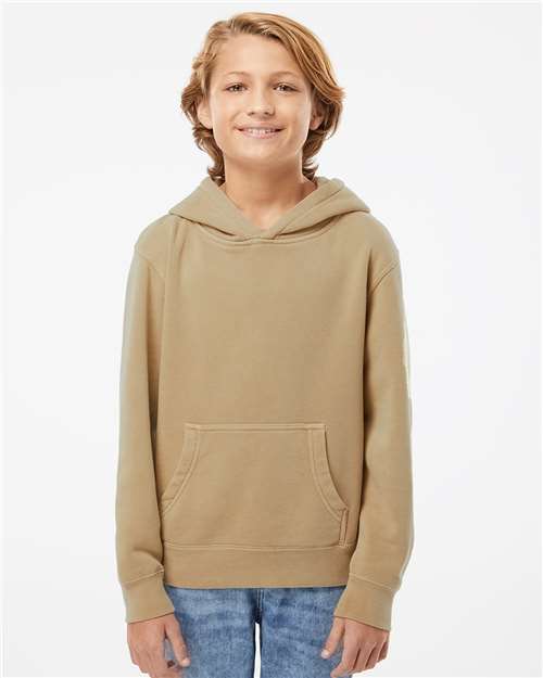 Youth Midweight Pigment-Dyed Hooded Sweatshirt - PRM1500Y 30