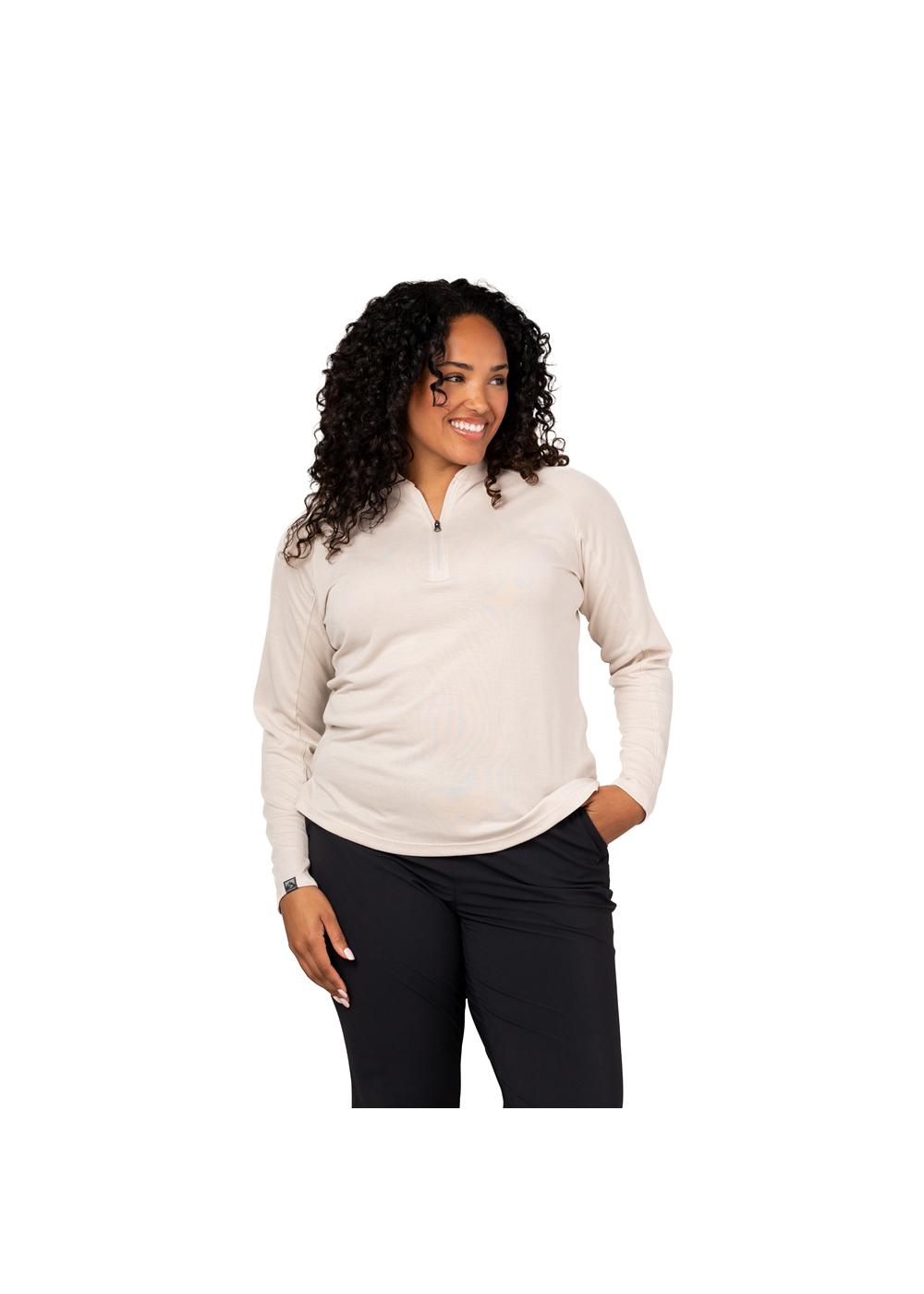 Storm Creek Women's Renewer II Poly/Lyocell Blend Quarter Zip 2
