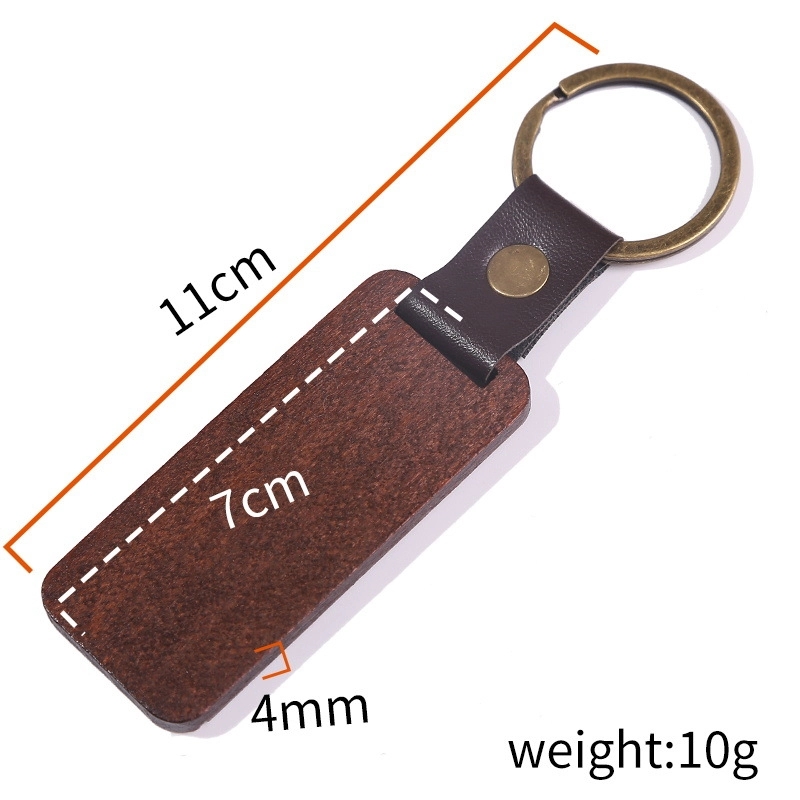 Wood Key Chain Blank 2
