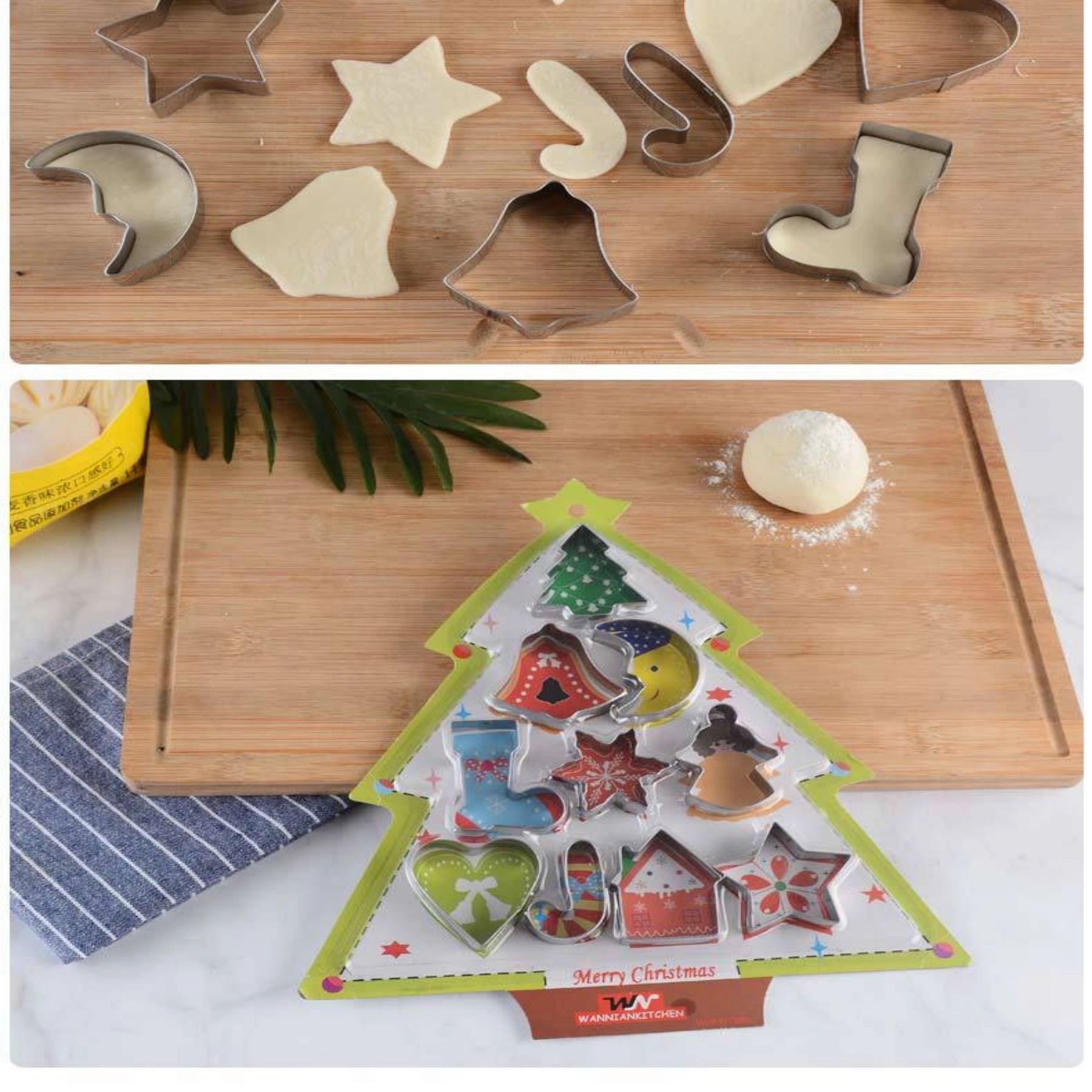 Xmas Christmas Biscuit Cookie Cutter Set 9