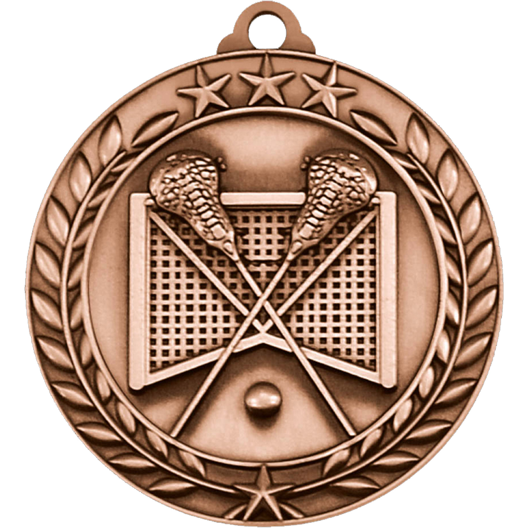 Stock Small Academic & Sports Laurel Medals: Lacrosse 4