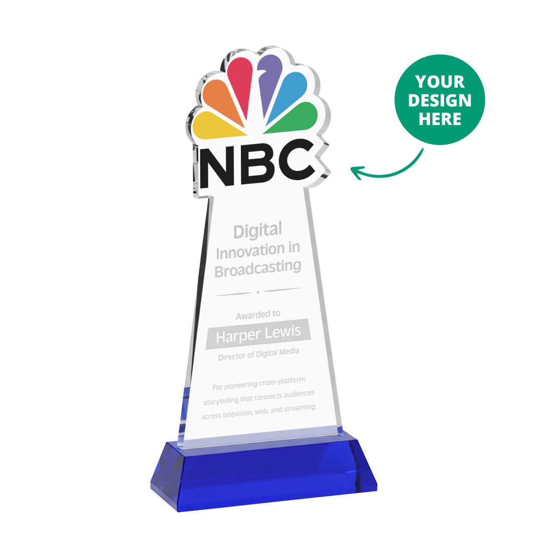 EdgeCraft Award on Hartford Base - Blue (via Ocean)