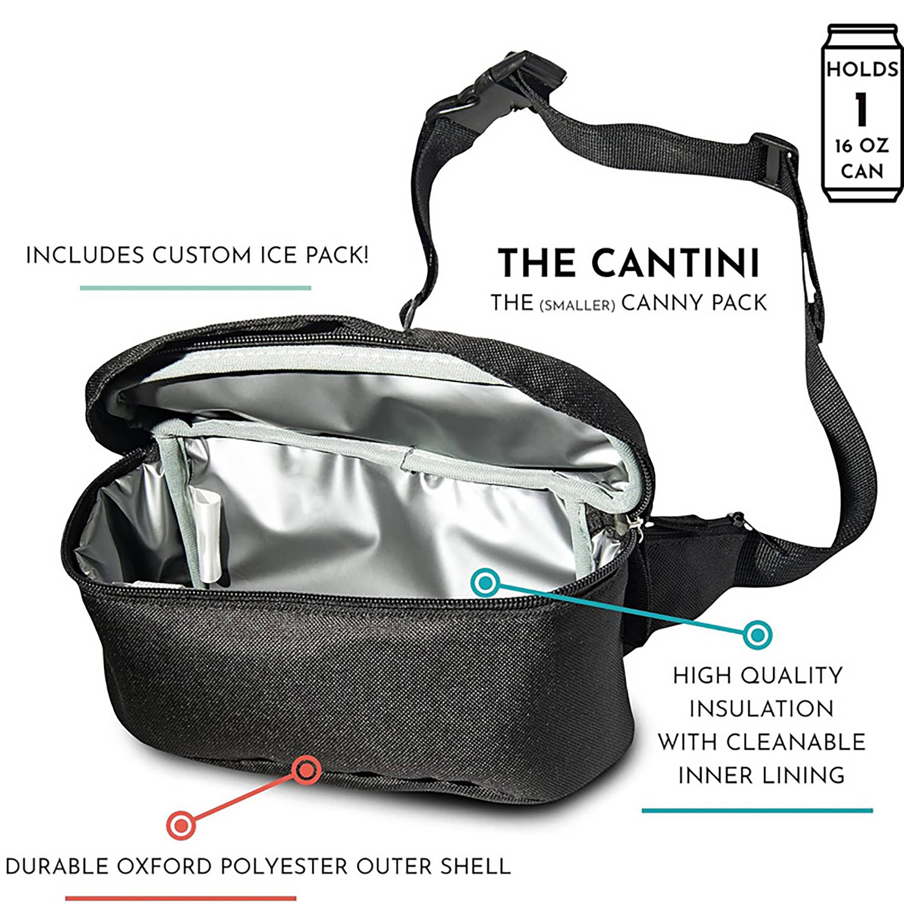 Outdoor Portable Sports Beer Cooler Fanny Pack 3