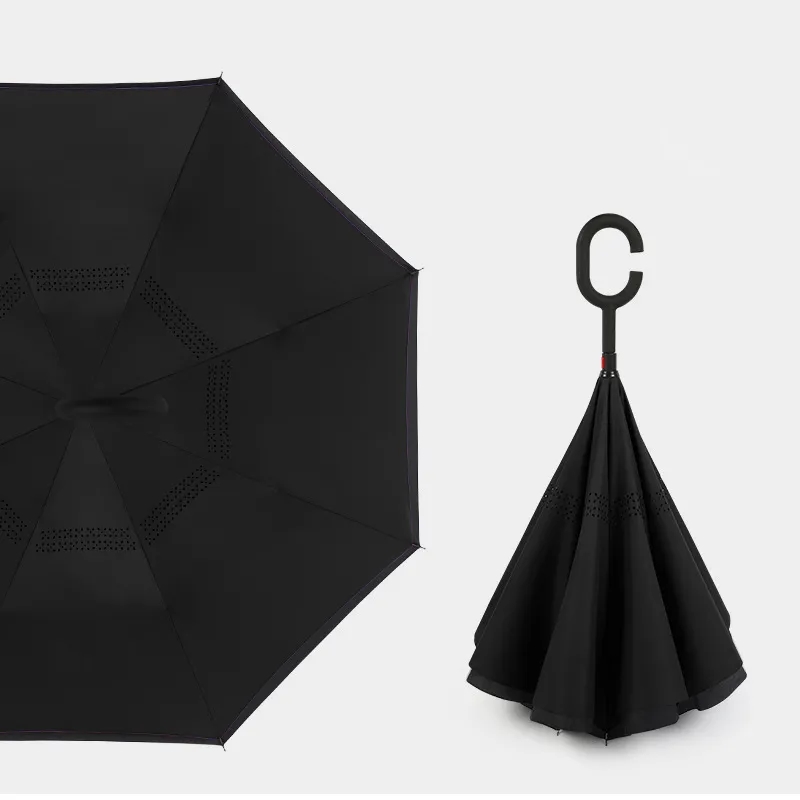 C Handle Inverted Umbrella Manual-Open 1