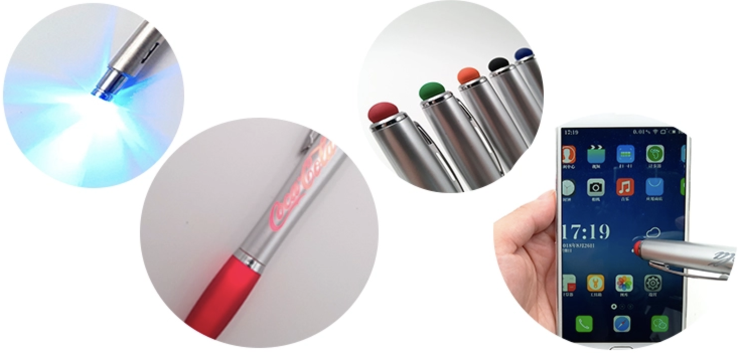 Colorful LED Light Up Stylus Pen 4