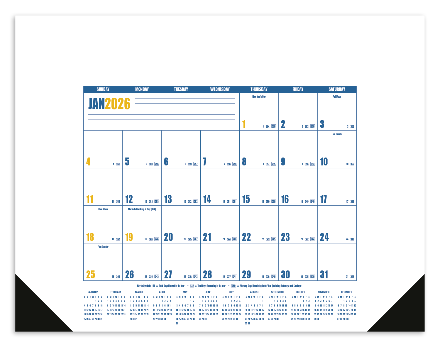 Good Value™ Multi-Color Desk Pad 18