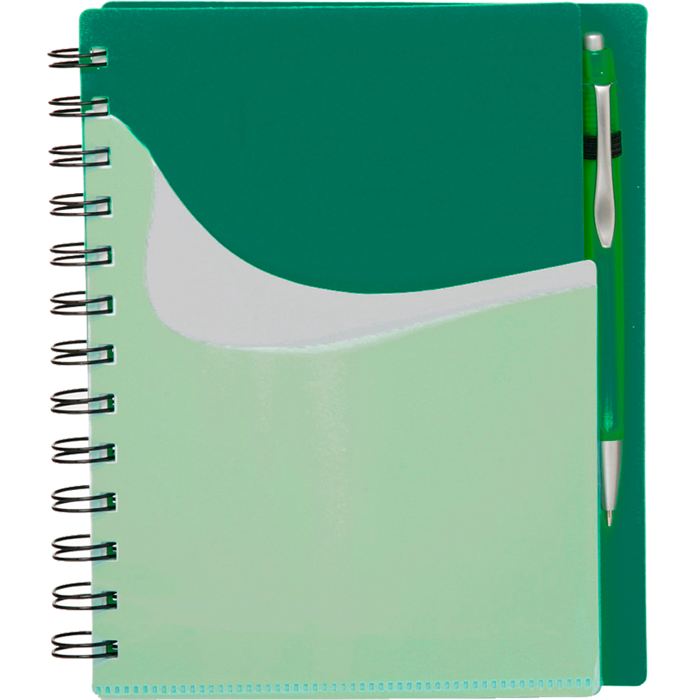 Spiral Notebooks with Front Pocket 12