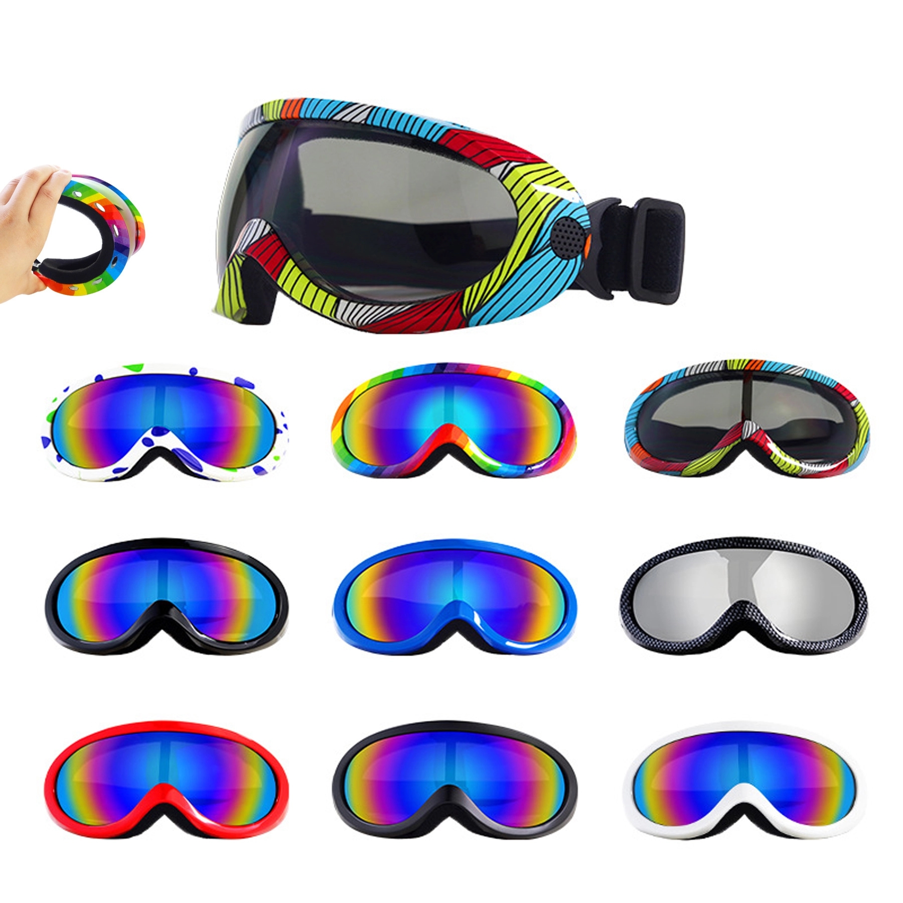 Ski Goggles Snowboard SnowAnti Fog UV ATV 1