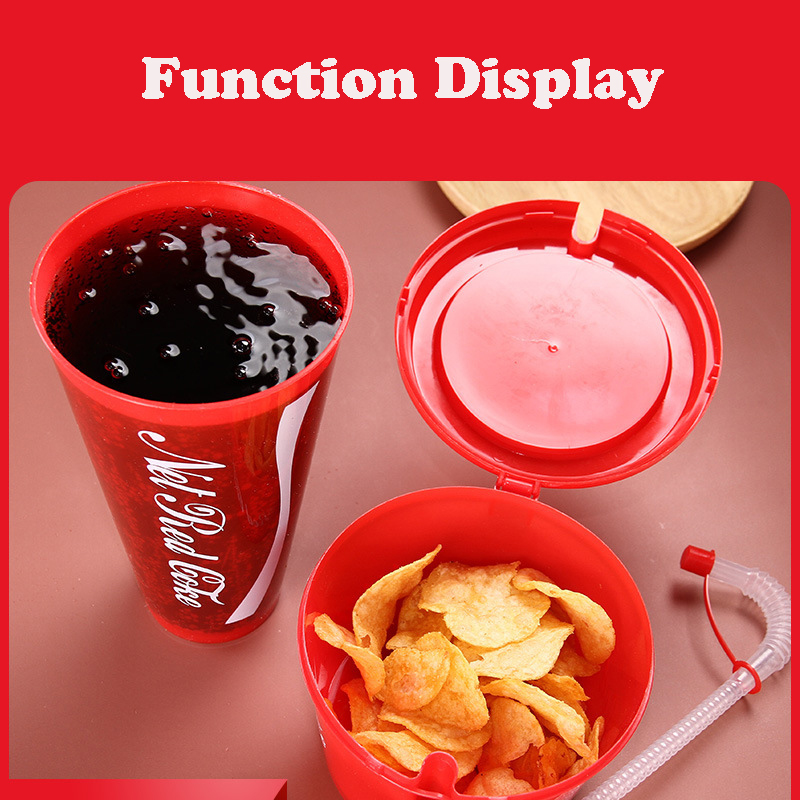 PP Double Layer Coke Cup with Popcorn Cup 7
