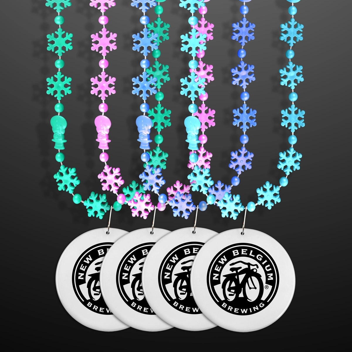 Winter Princess Snowflake Beads with Medallion(NON-Light Up) 1