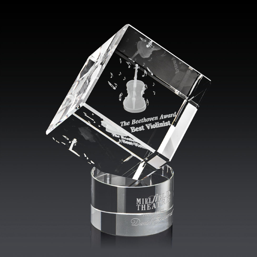 Burrill 3D Award on Marvel Base - Clear 5