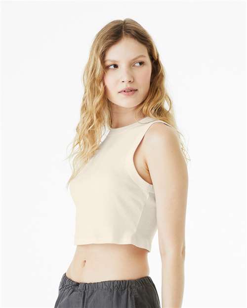 Women's Micro Rib Muscle Crop Tank - 1013 22