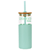Stirling 18 oz Glass Tumbler with Silicone Sleeve & PP Straw 15