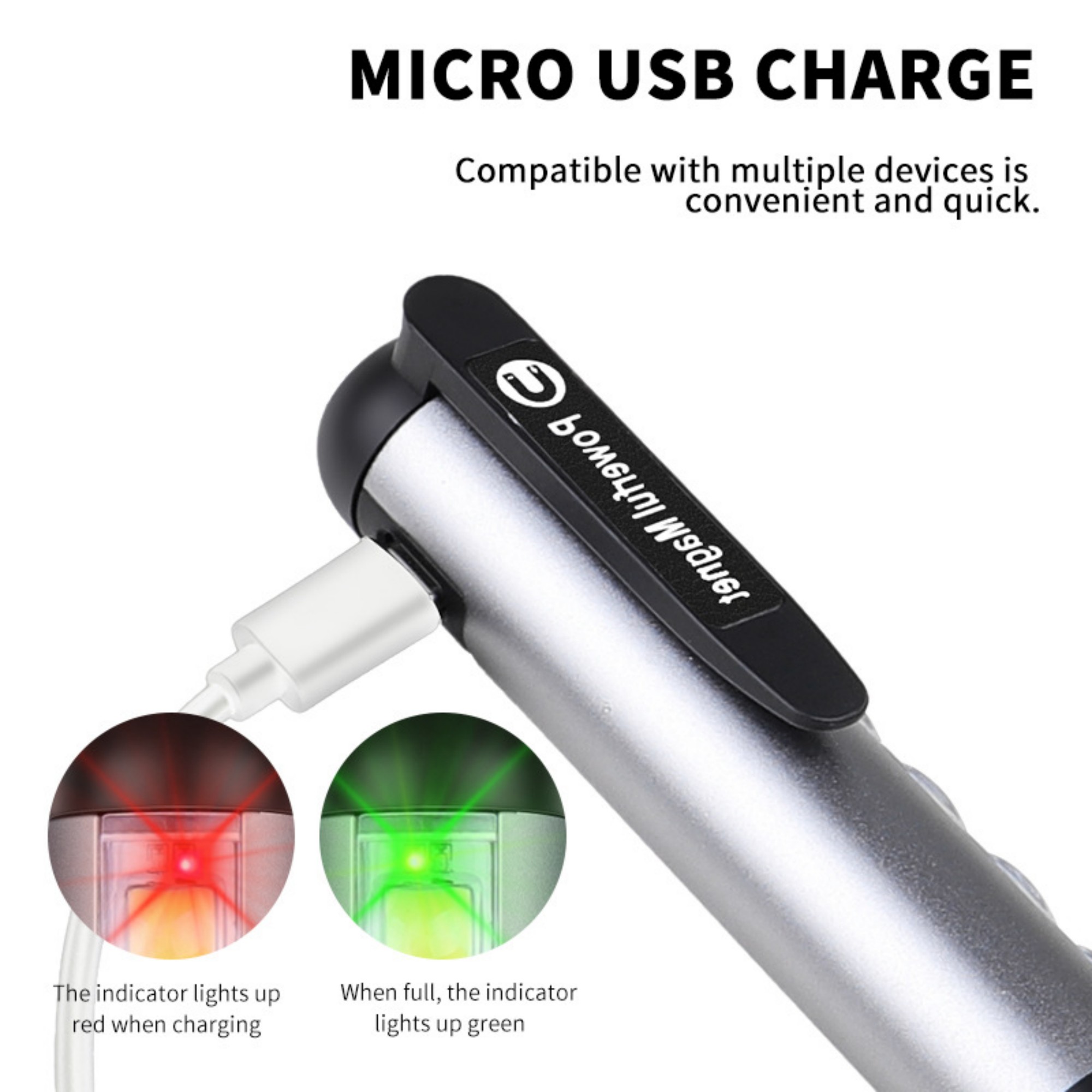 Rechargeable Pen Light Flashlight 2
