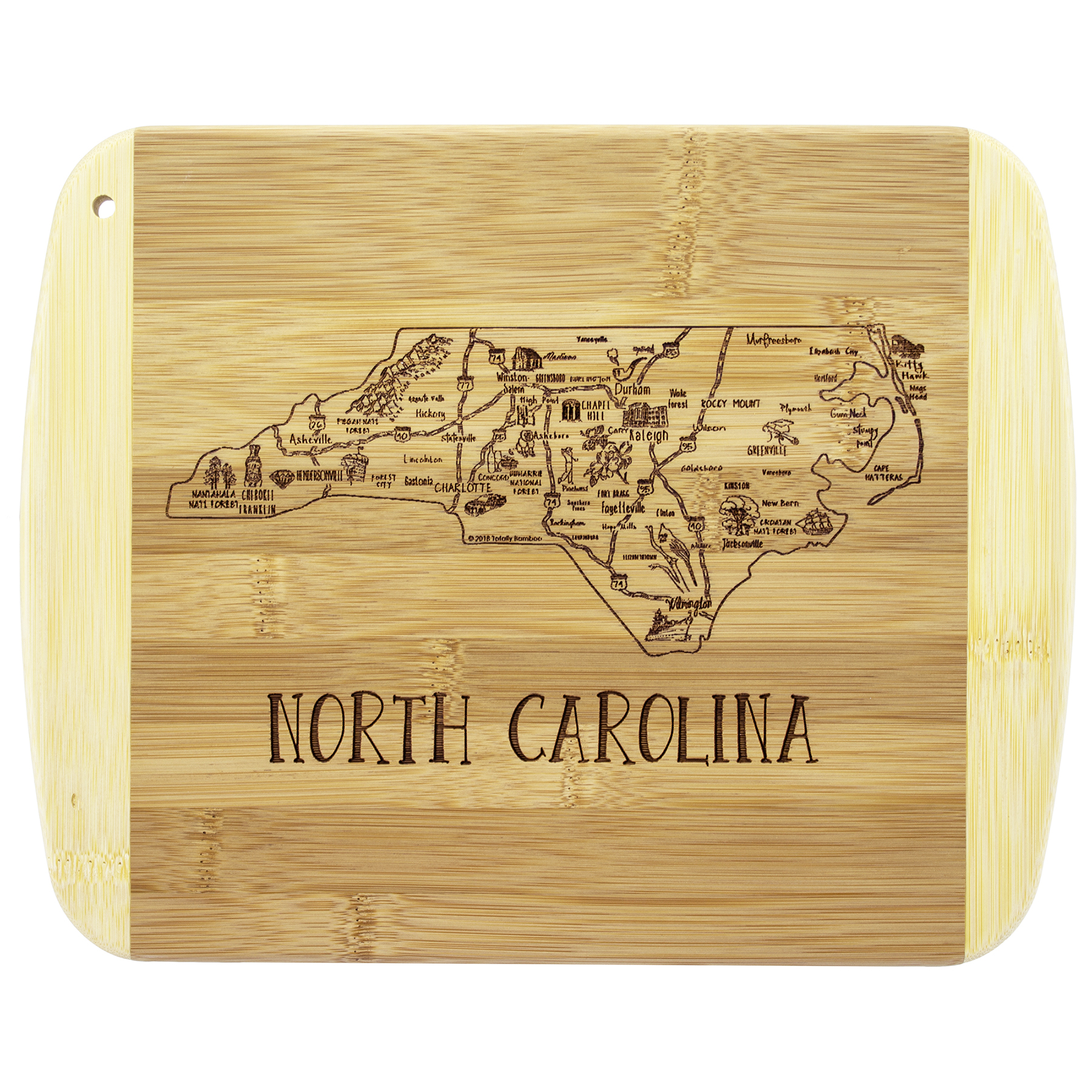 A Slice of Life North Carolina Serving & Cutting Board 4