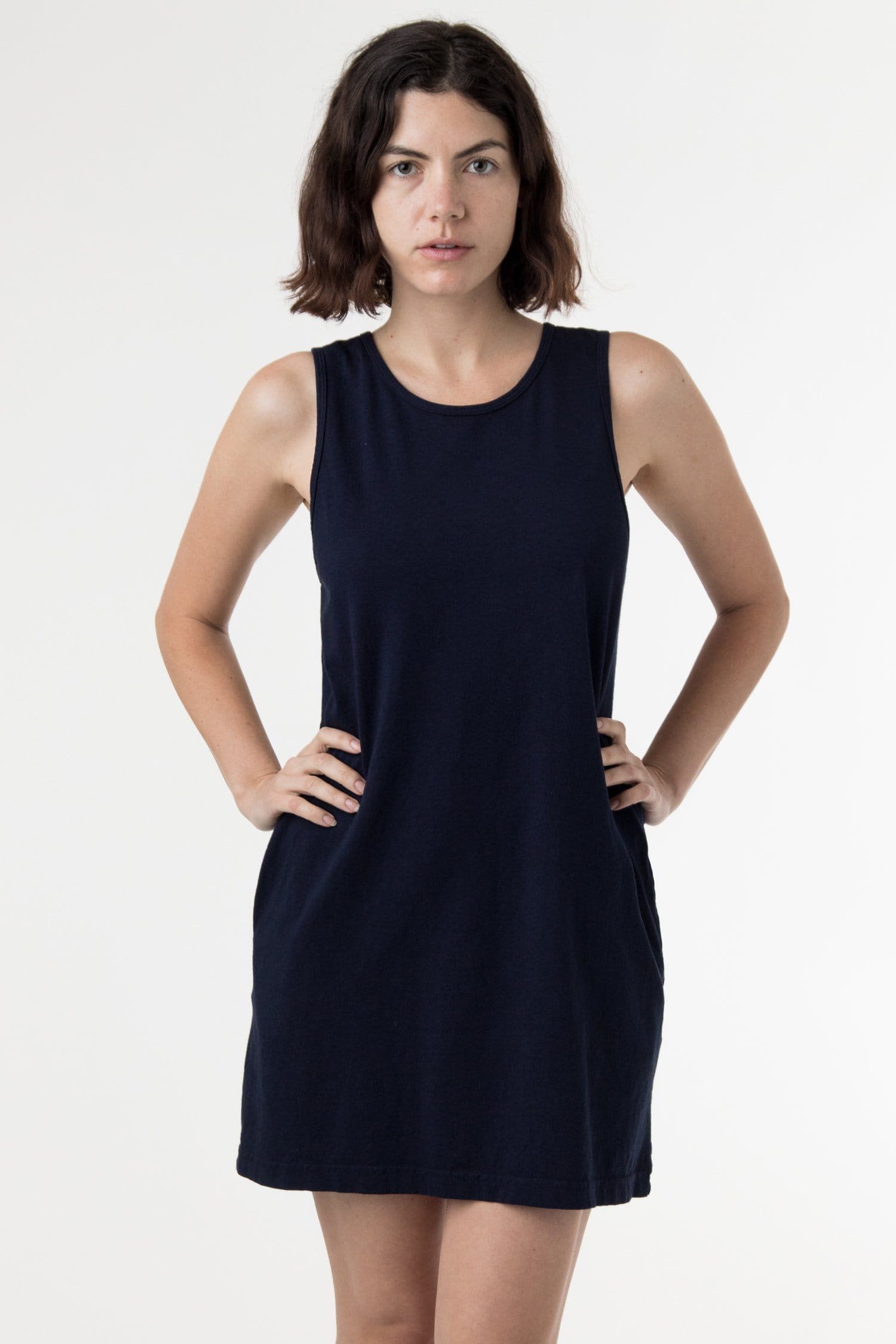 6.5 OZ GARMENT DYE TANK DRESS 4
