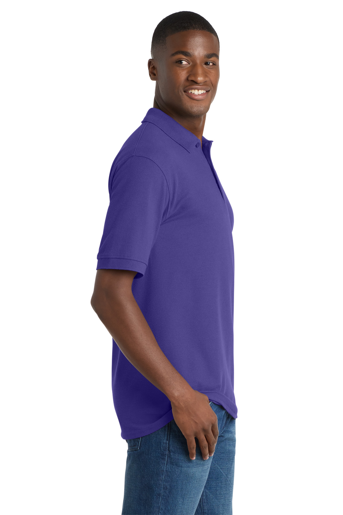 Port & Co Core Blend Pique Polo. KP155 3