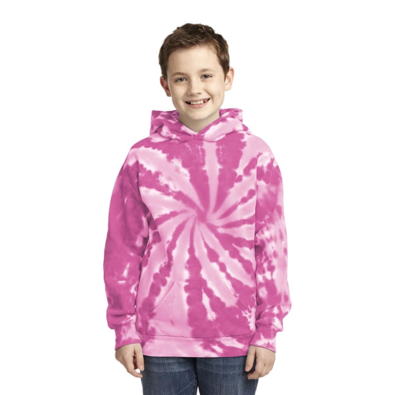 Port & Company Youth Tie-Dye Pullover Hooded Sweatshirt. 45