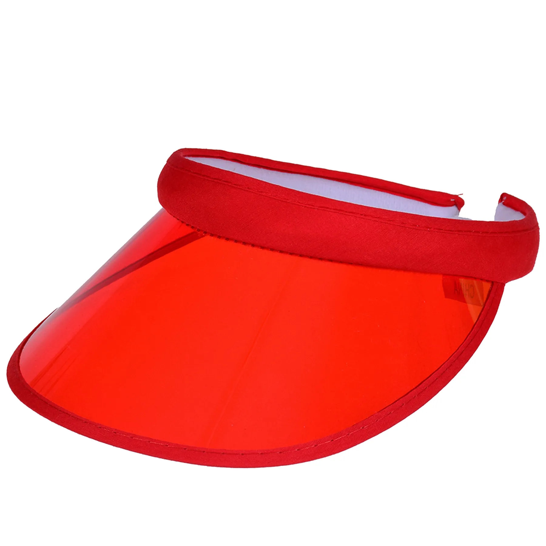 Unisex Sun Visors Plastic Clear Cap 2