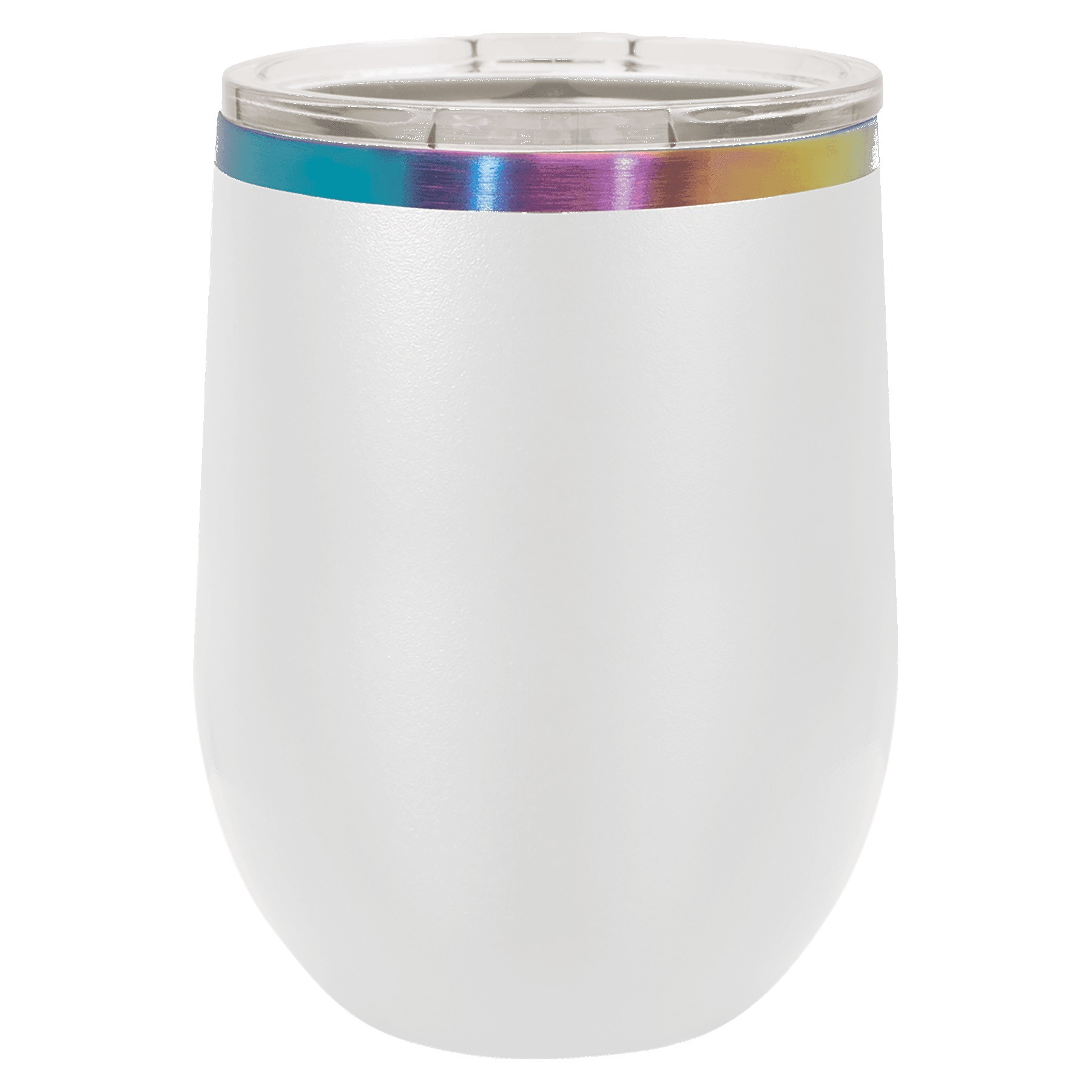 Polar Camel 12 Oz. ION-Plated Prism Stemless Wine Tumbler 12