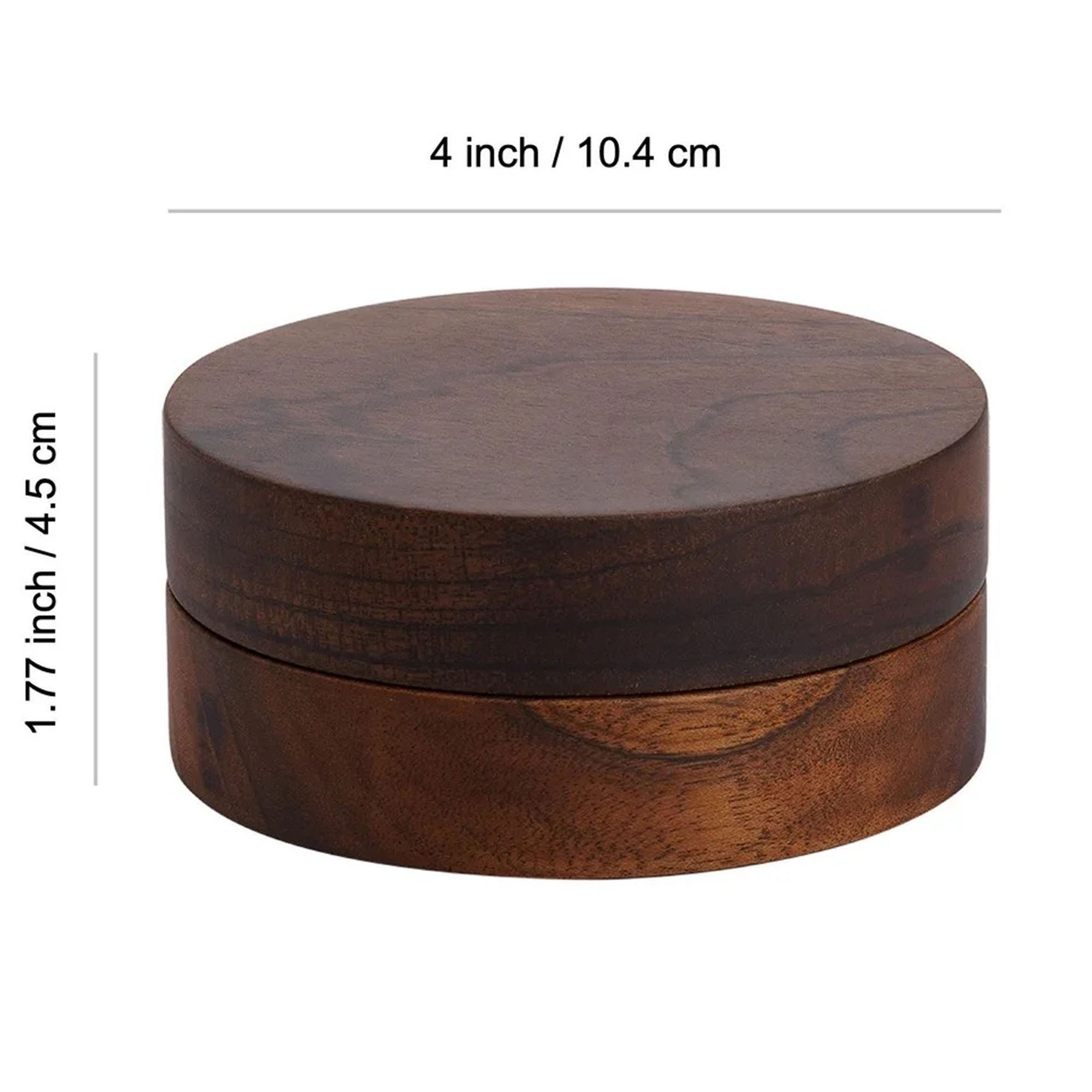 Nordic Walnut Ashtray with Lid for Splash Protection 3
