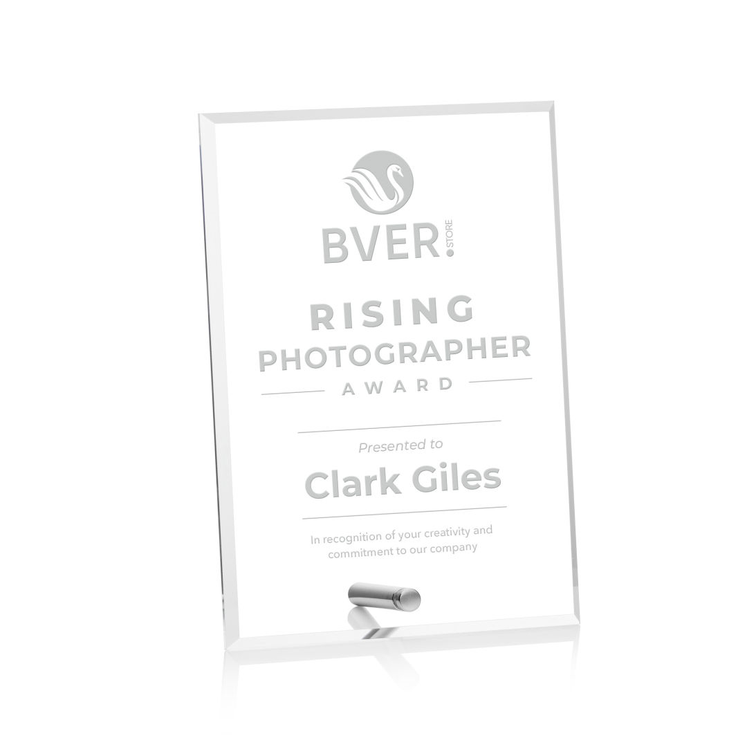 Polaris Rectangle (V) Award - Silver 6