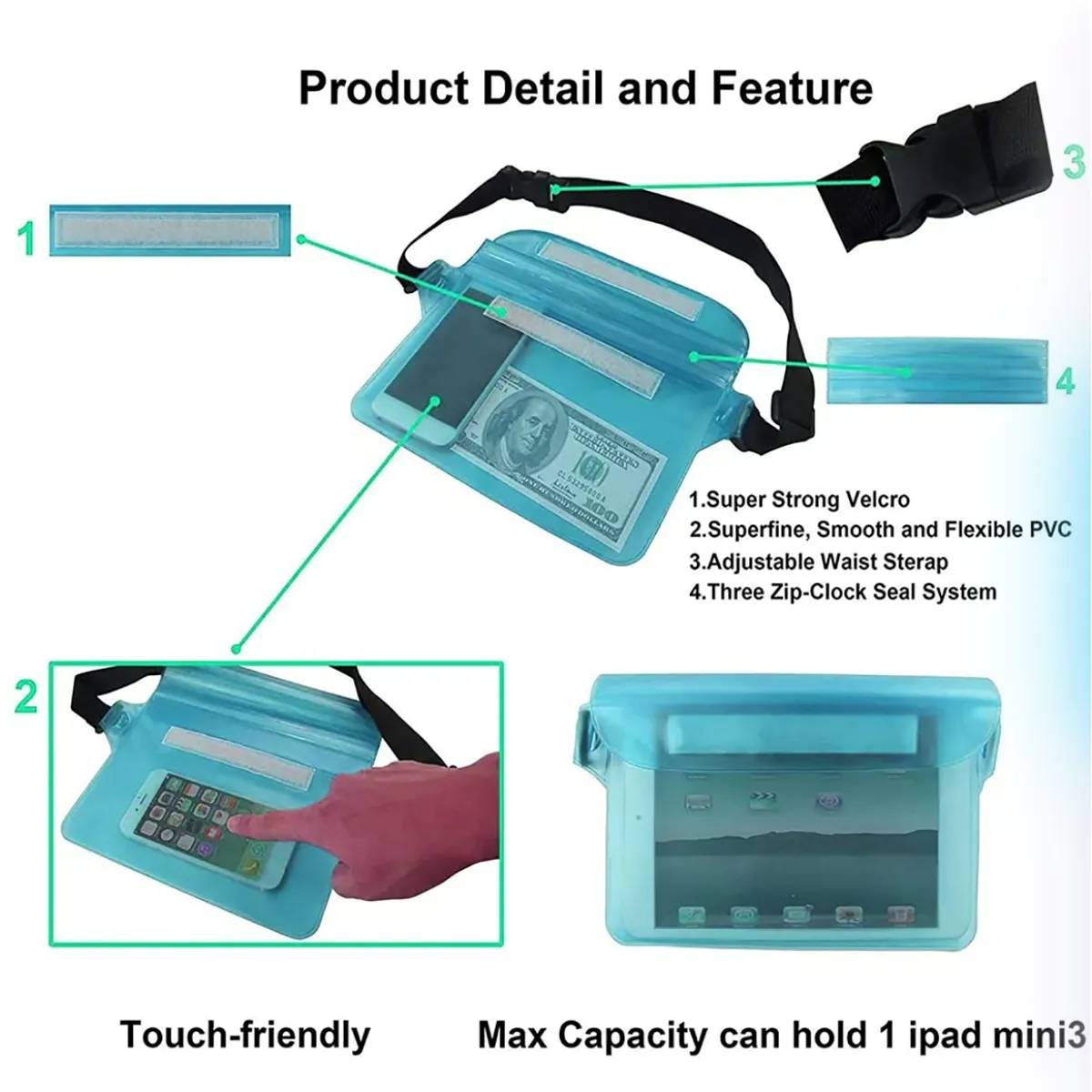 Waterproof Bag Fanny Pack 4
