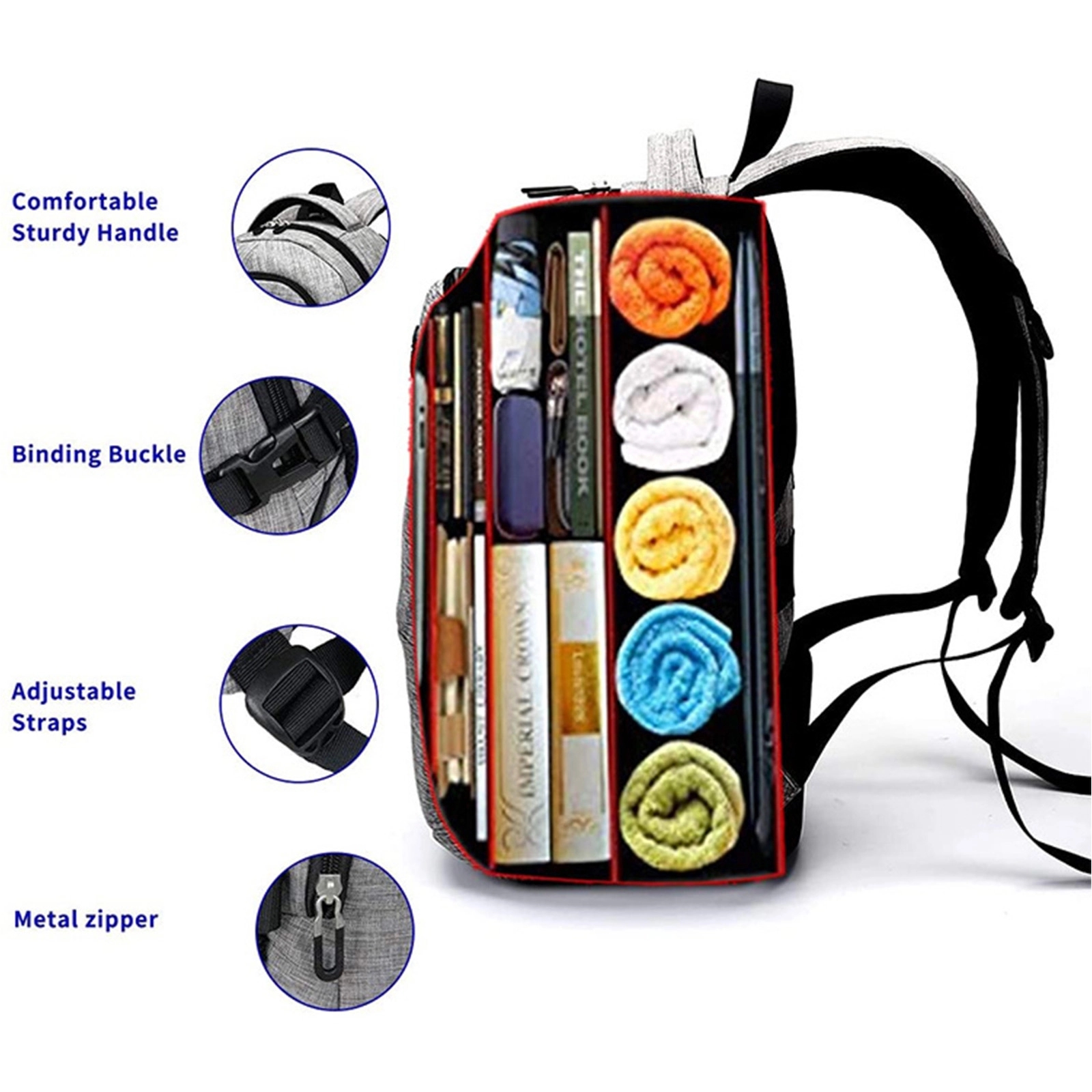 17 Inch Laptop Backpack With Usb Charging Port 1