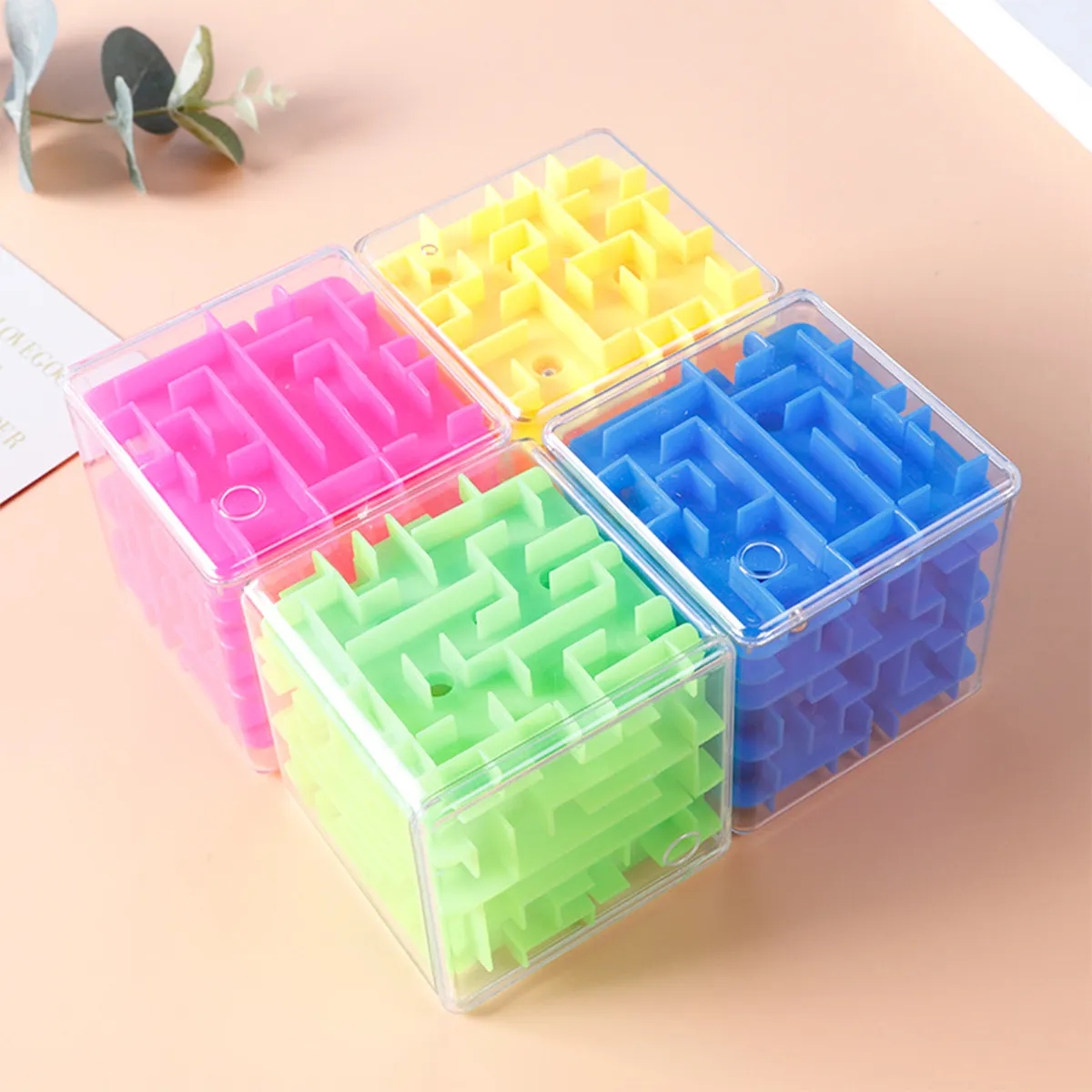 Brain Game Educational Toy Maze Puzzle Cubes 3