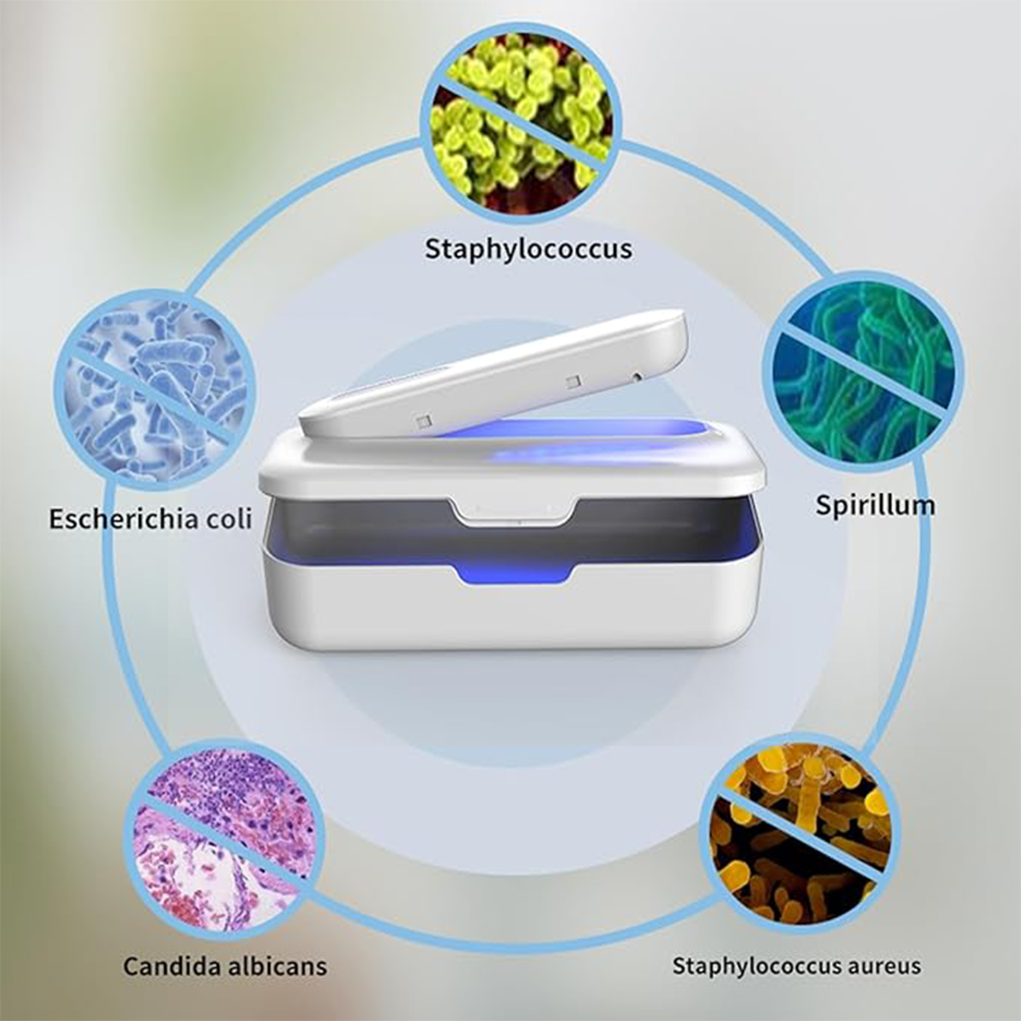 Portable UVC Sterilization Box with LED 3