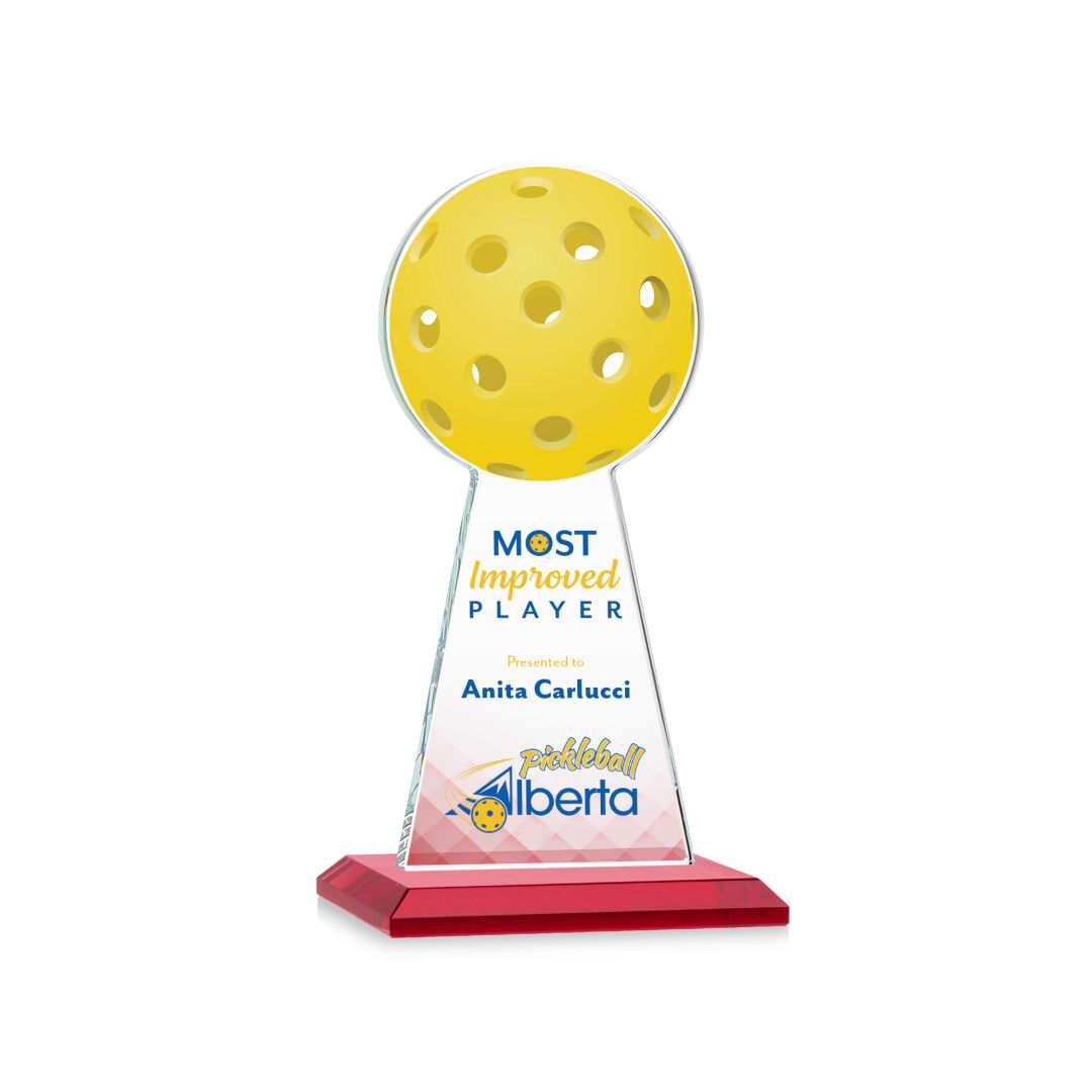 Edenwood Pickleball VividPrint™ Award - Red 6