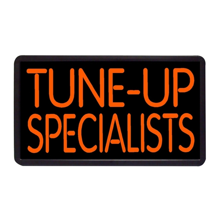 Tune-Up Specialists  13" x 24" Simulated Neon Sign