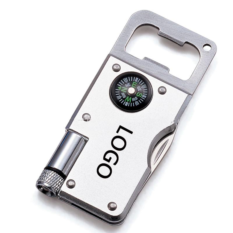 Bottle Opener Multi-tool W/LED Light And Compass 1