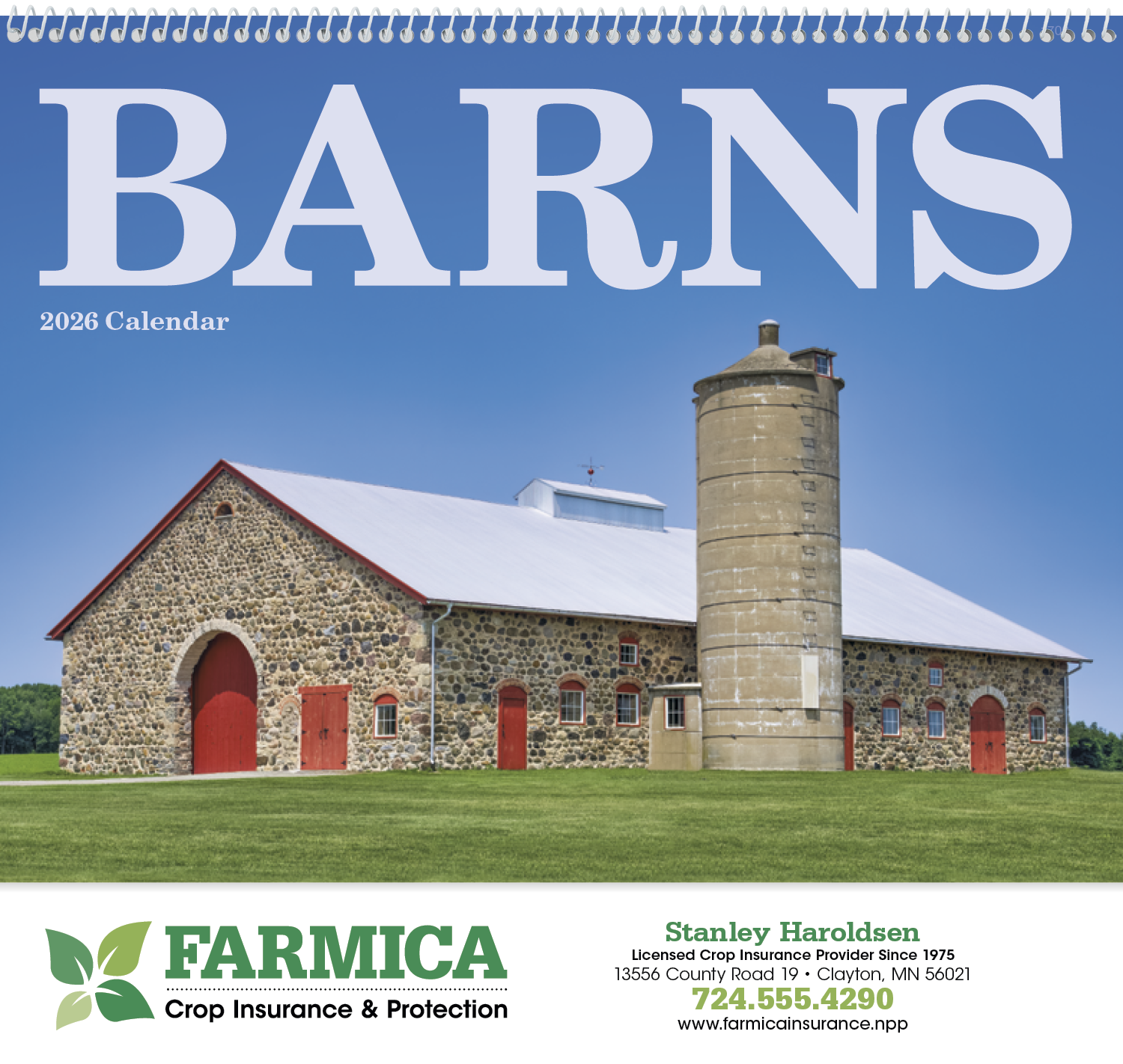 Triumph® Calendars Barns Calendar 13