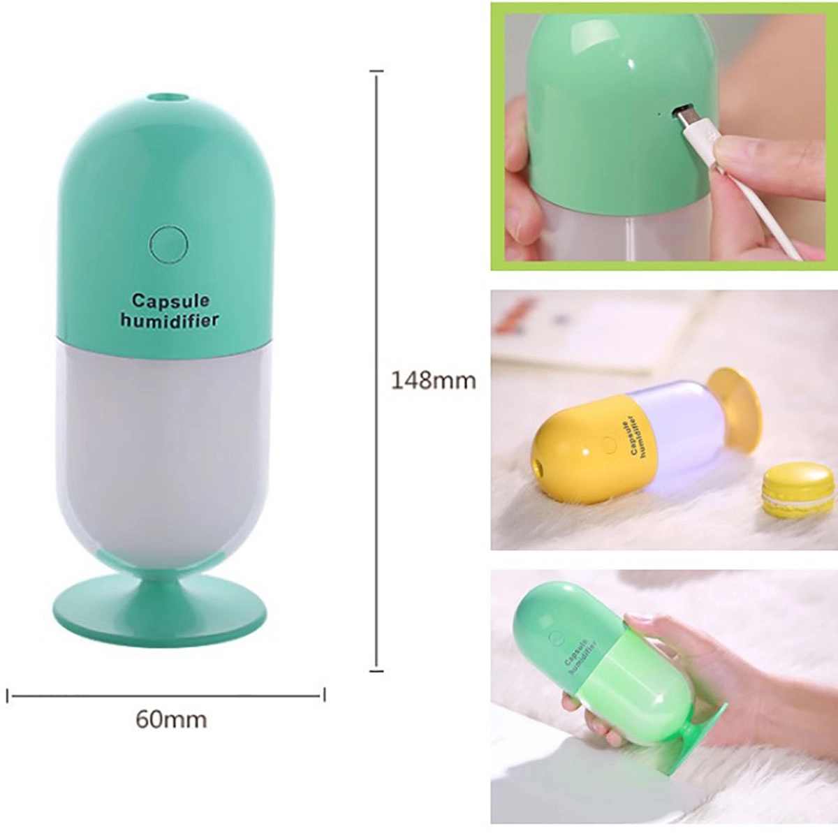 Mini Portable Capsule Diffuser Humidifier 2