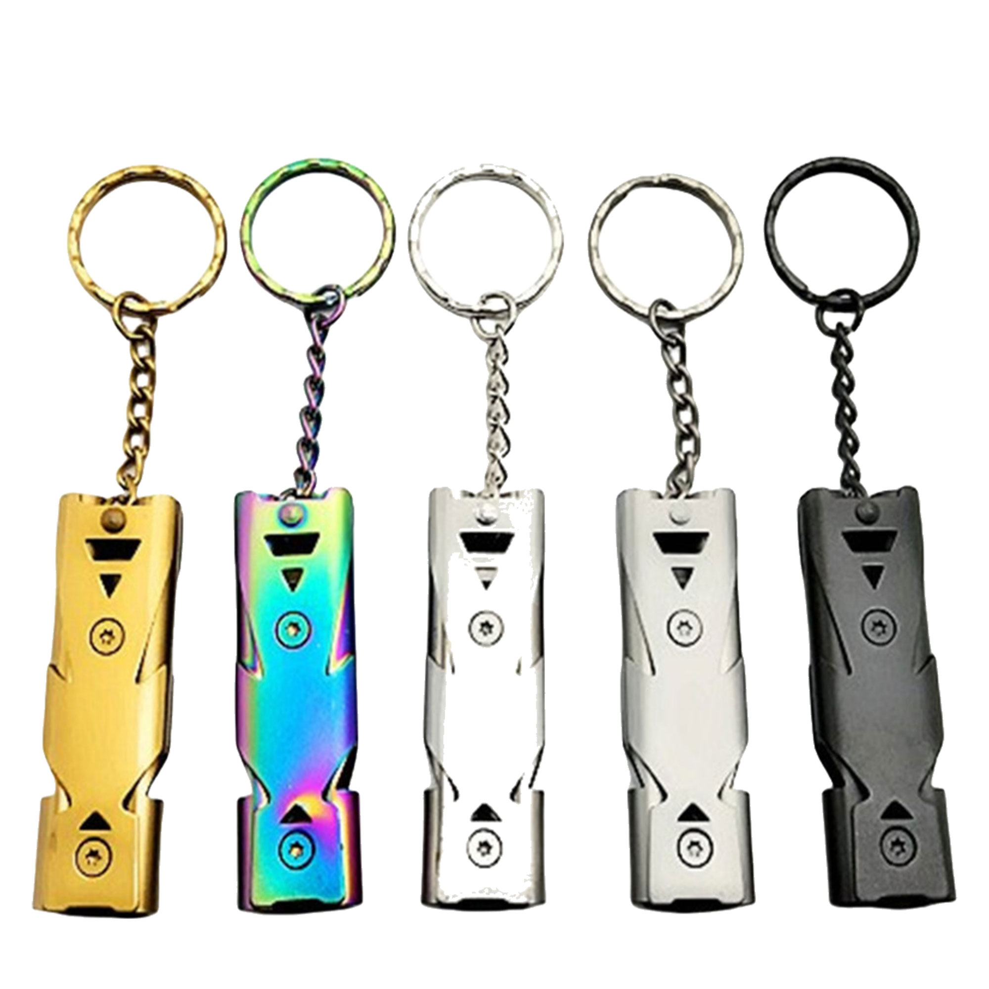 Safety Survival Whistle with Lanyard Keychain 2