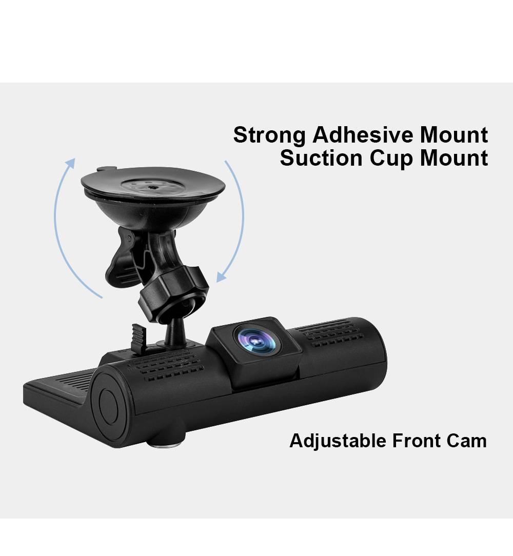 4-Inch 3 Lens 1080p HD Dash Cam Recorder 6