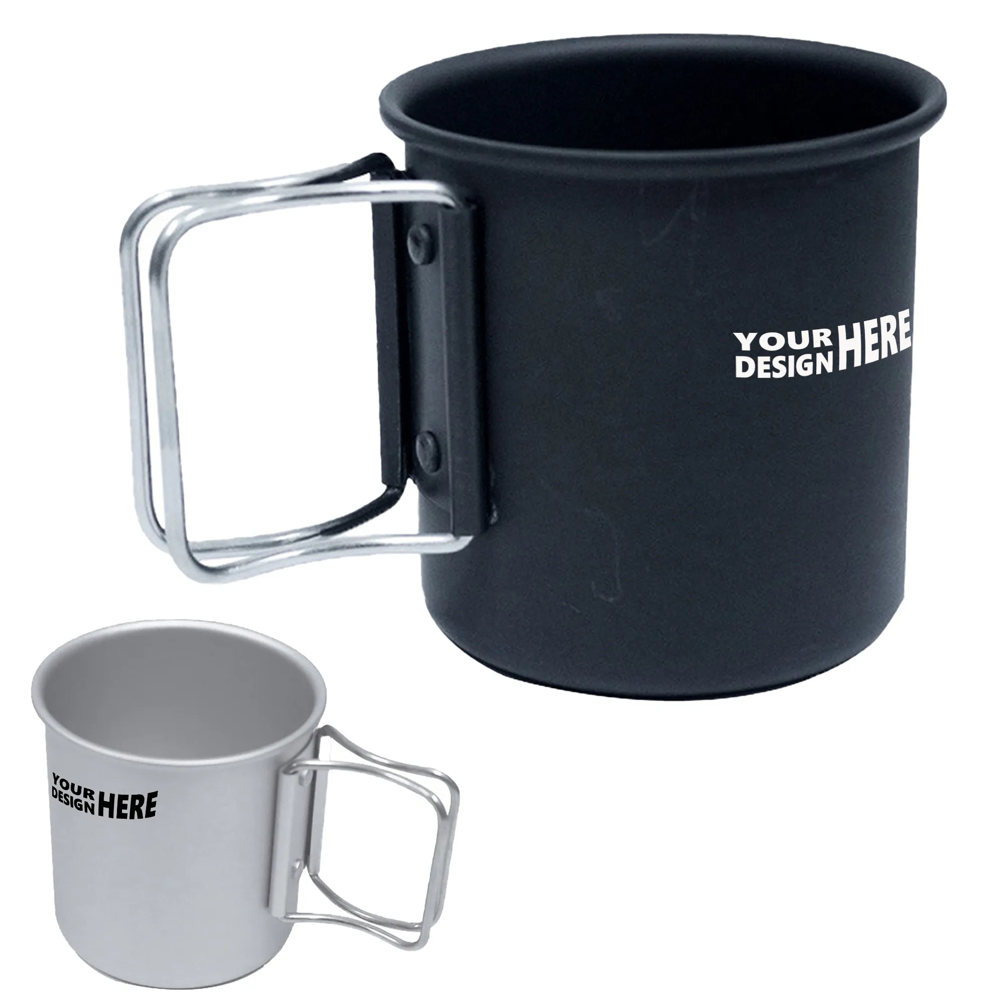 Portable Ultra-Light Aluminum Camping Cup -10 oz 4