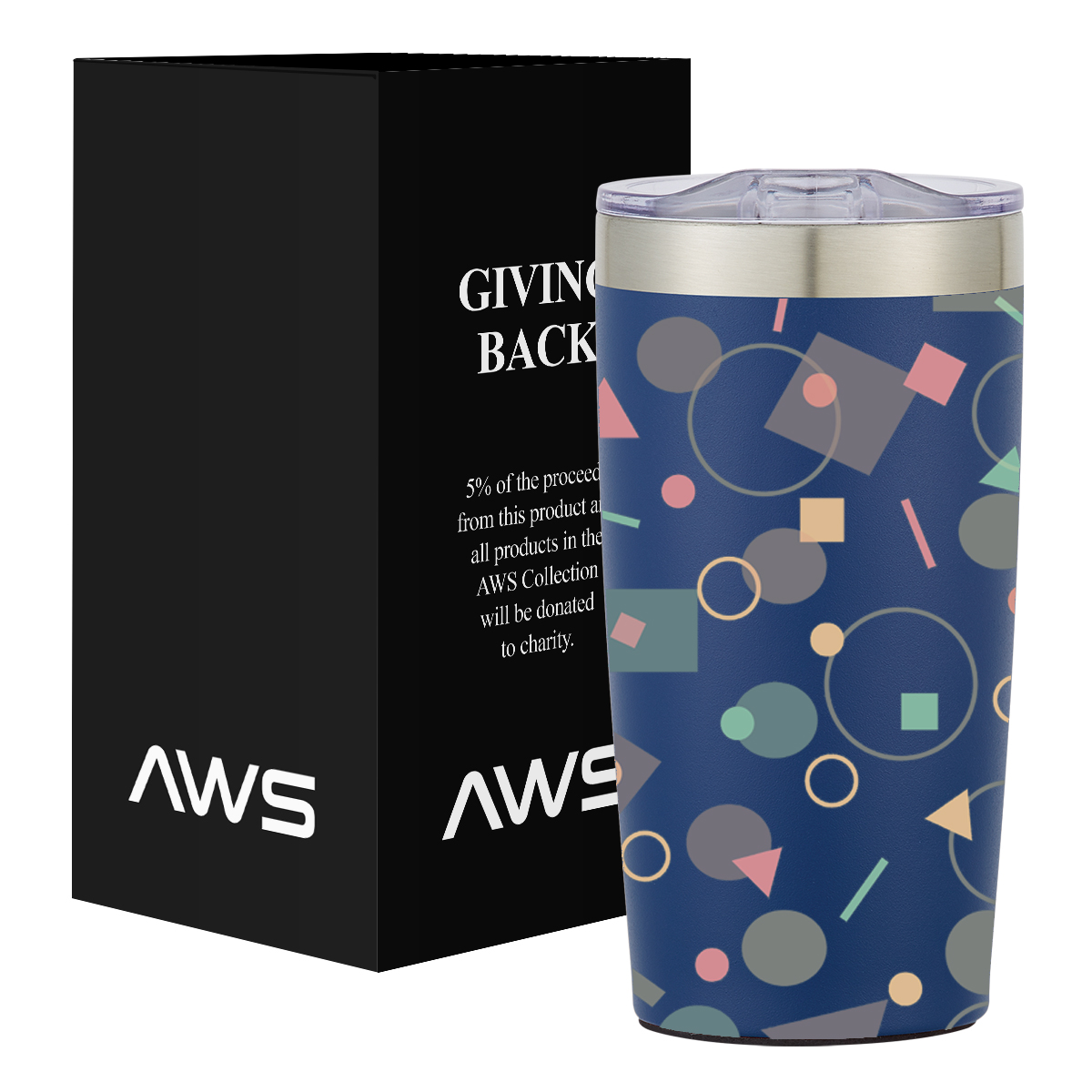 AWS 20 Oz. Full Color Two-Tone Himalayan Tumbler 14